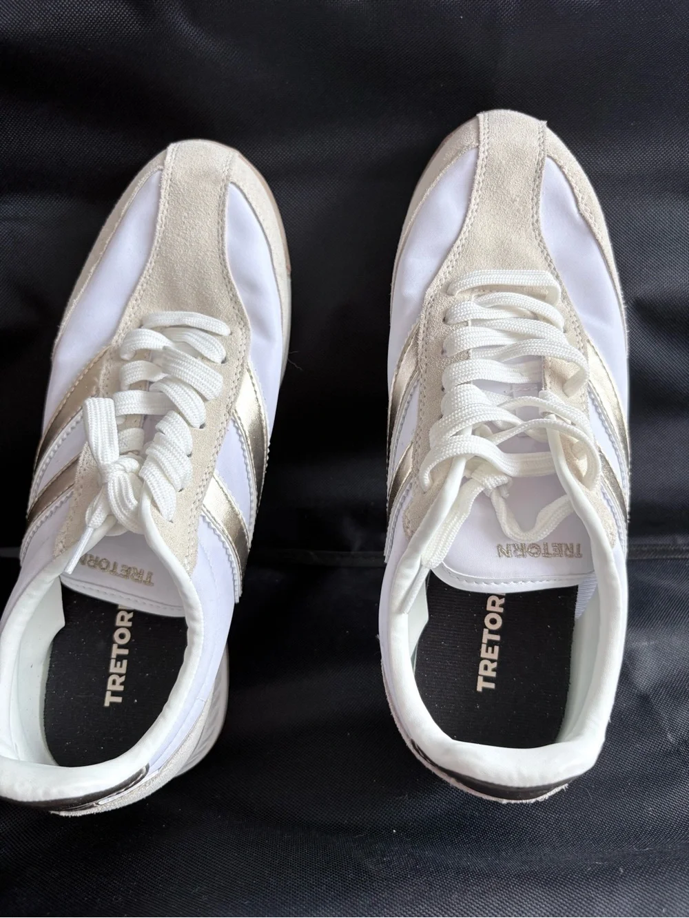Tretorn White and Beige Classic Runner